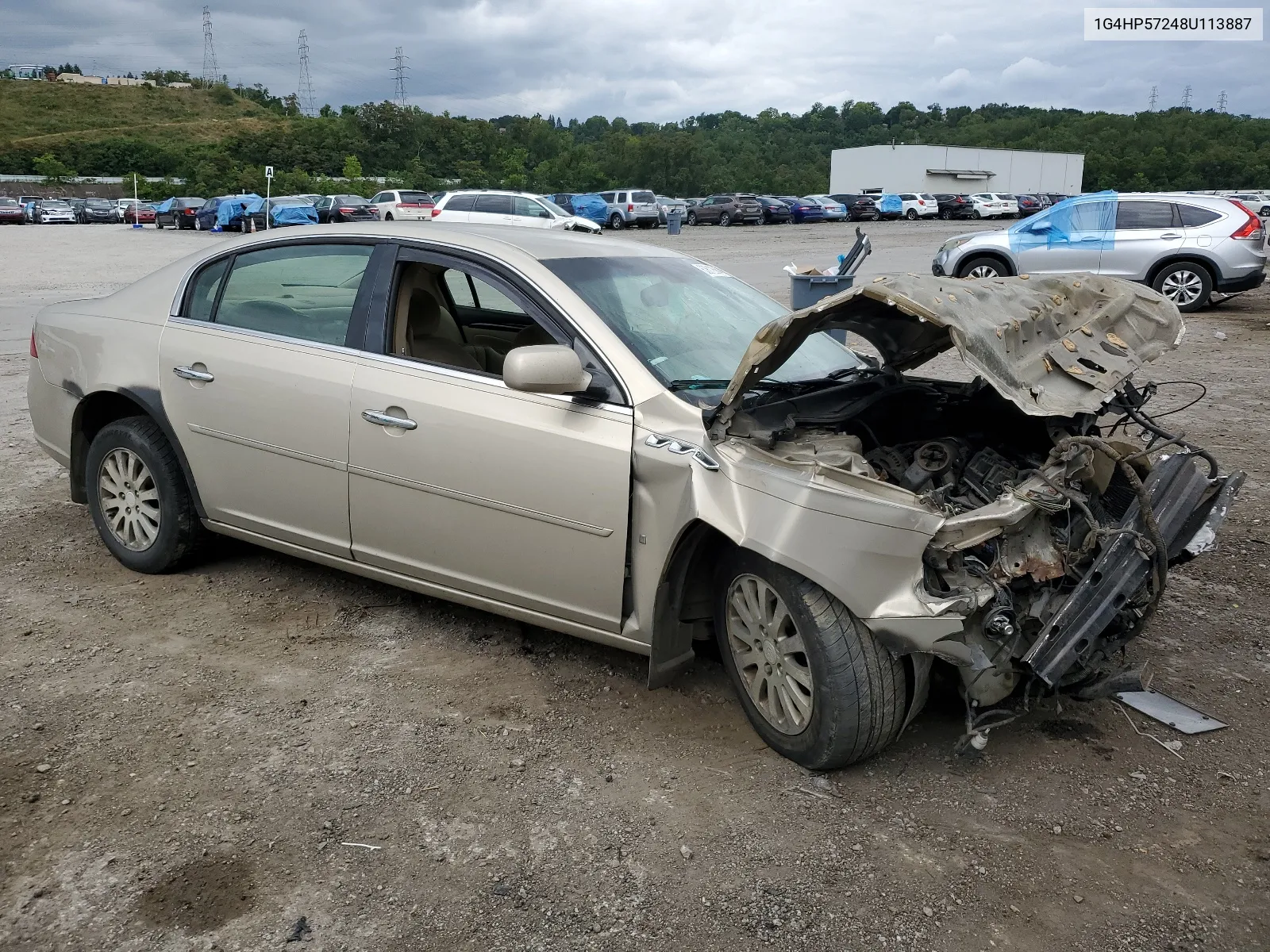 2008 Buick Lucerne Cx VIN: 1G4HP57248U113887 Lot: 62612564