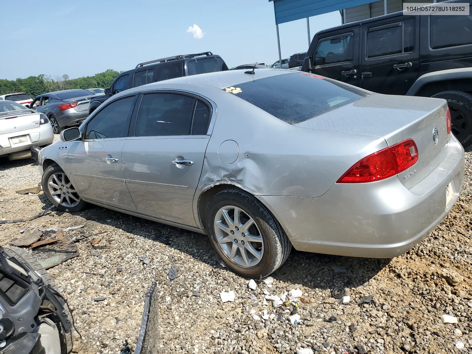 2008 Buick Lucerne Cxl VIN: 1G4HD57278U118252 Lot: 62651644