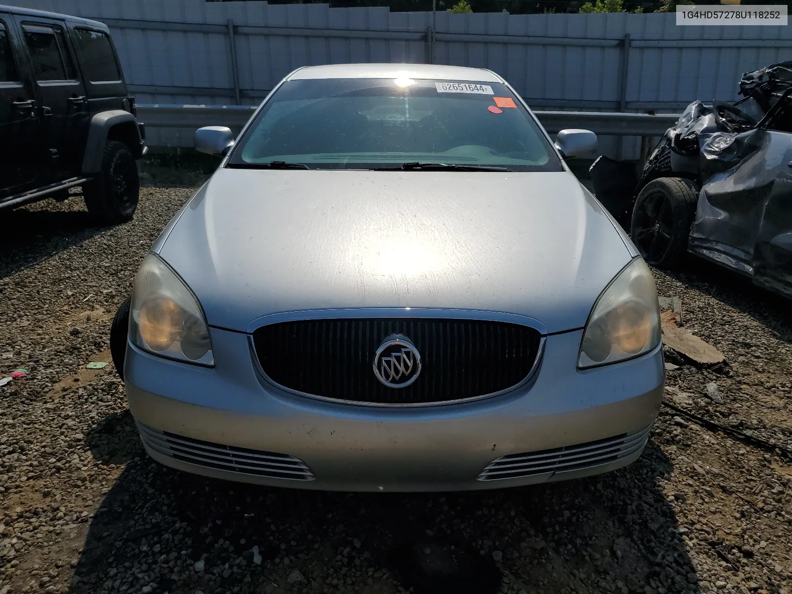 2008 Buick Lucerne Cxl VIN: 1G4HD57278U118252 Lot: 62651644