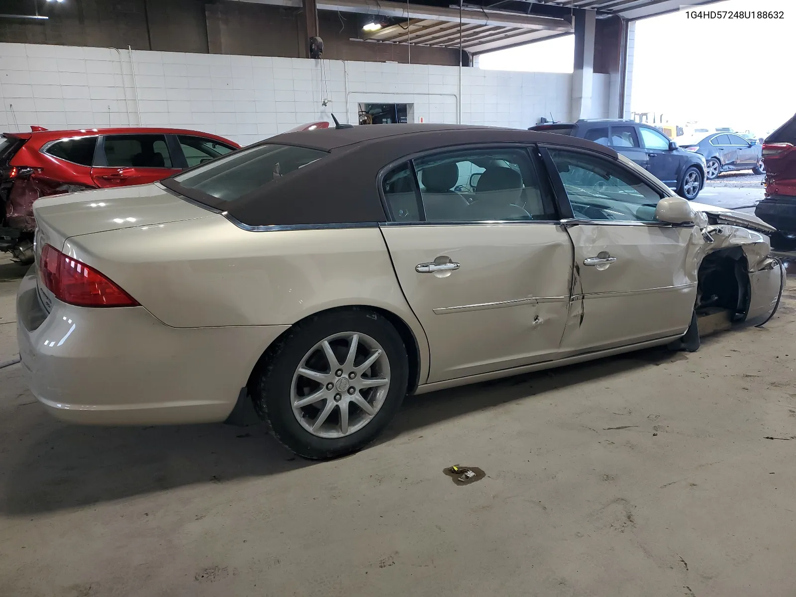 2008 Buick Lucerne Cxl VIN: 1G4HD57248U188632 Lot: 62723434