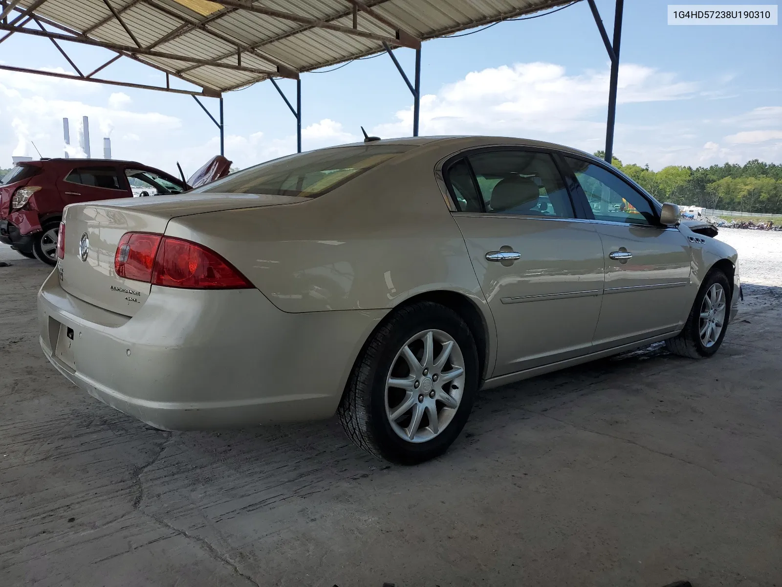 2008 Buick Lucerne Cxl VIN: 1G4HD57238U190310 Lot: 63105424