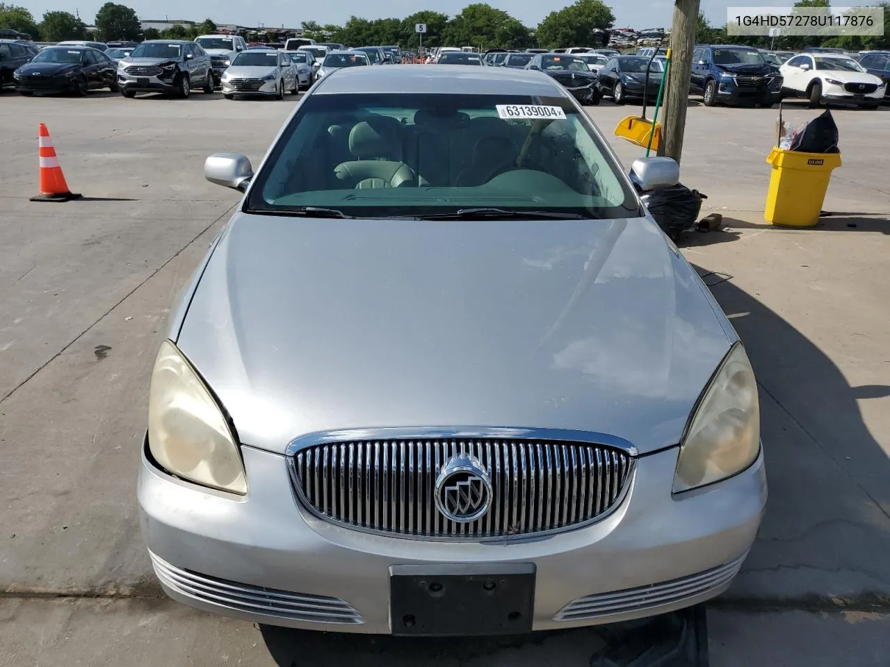 1G4HD57278U117876 2008 Buick Lucerne Cxl