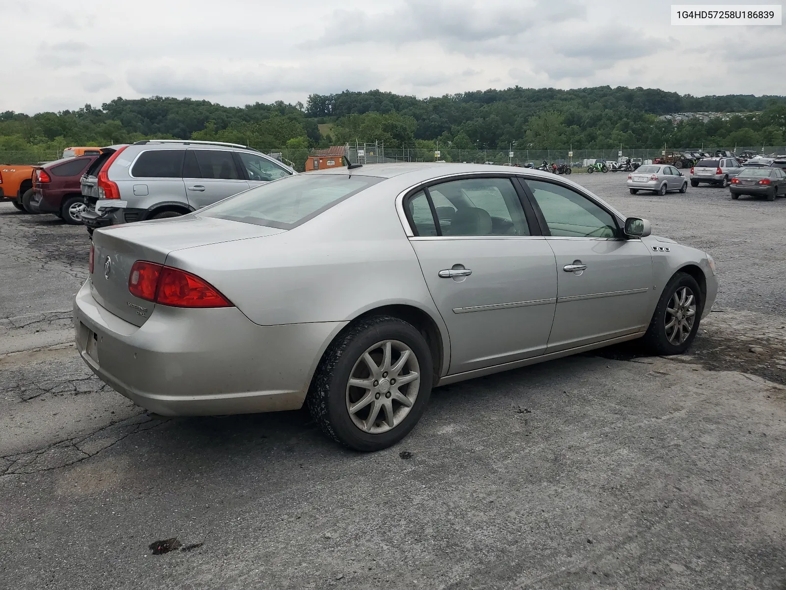 2008 Buick Lucerne Cxl VIN: 1G4HD57258U186839 Lot: 63554974