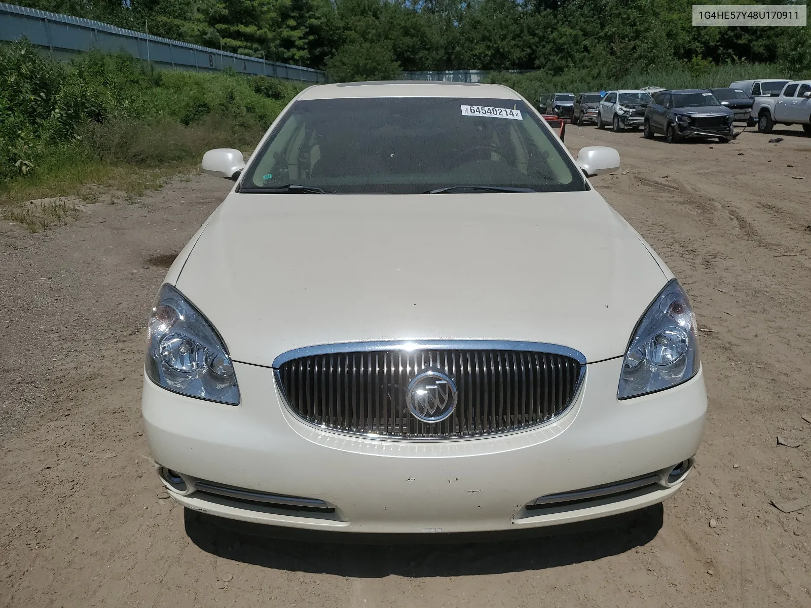 2008 Buick Lucerne Cxs VIN: 1G4HE57Y48U170911 Lot: 64540214