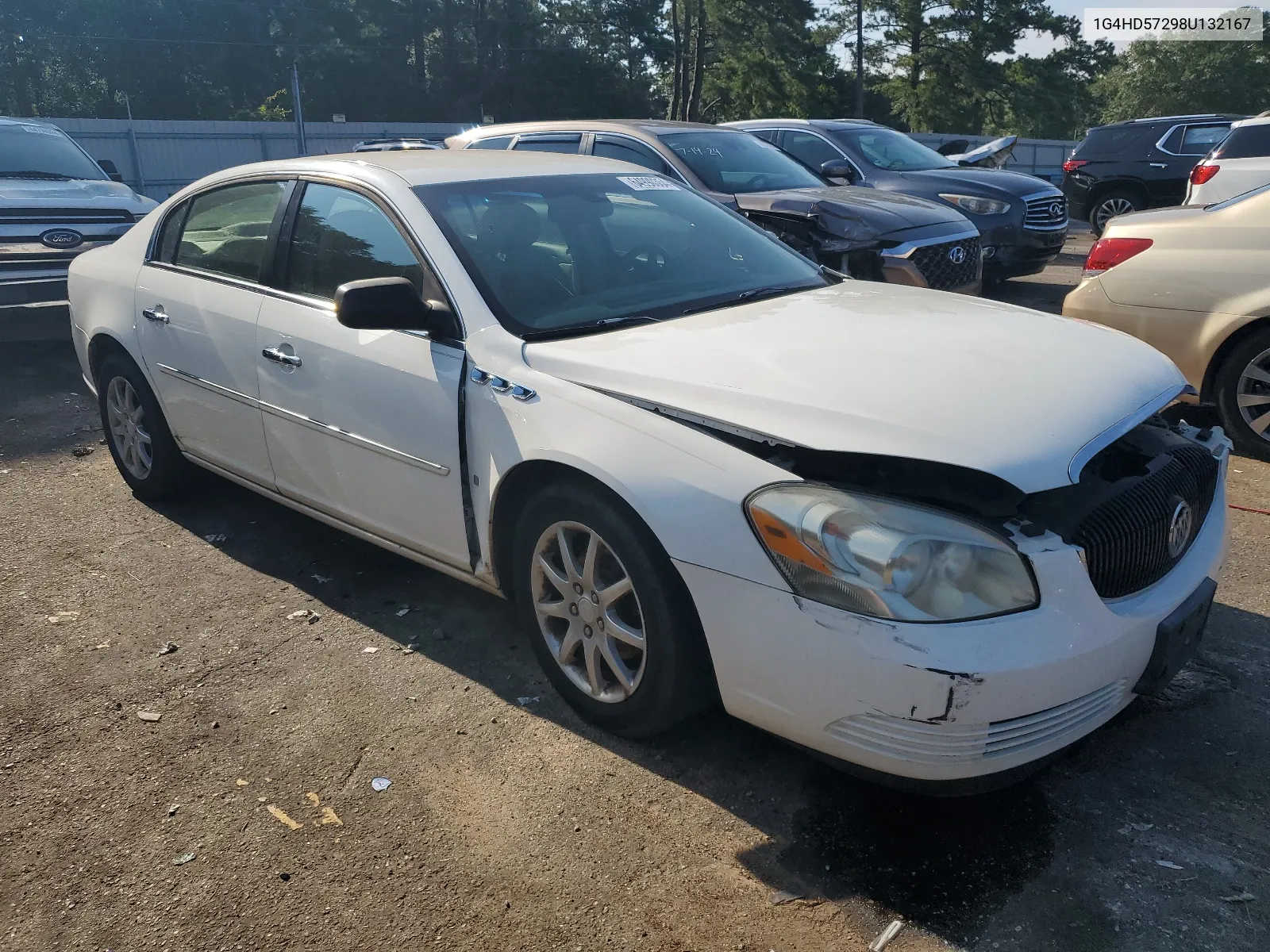 2008 Buick Lucerne Cxl VIN: 1G4HD57298U132167 Lot: 64990354