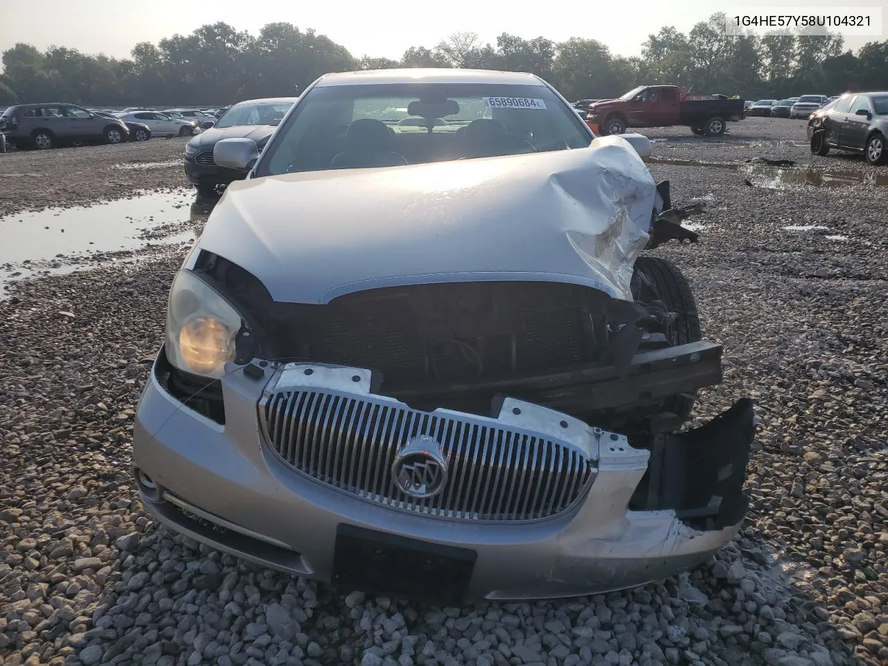 2008 Buick Lucerne Cxs VIN: 1G4HE57Y58U104321 Lot: 65890684