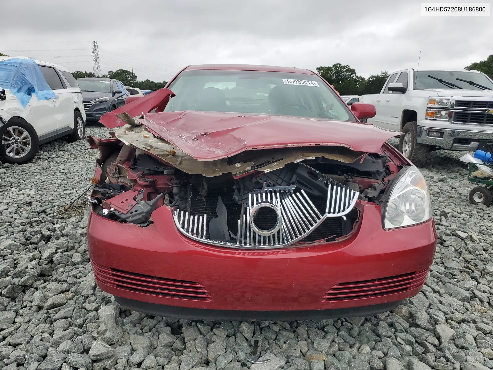 2008 Buick Lucerne Cxl VIN: 1G4HD57208U186800 Lot: 65935414