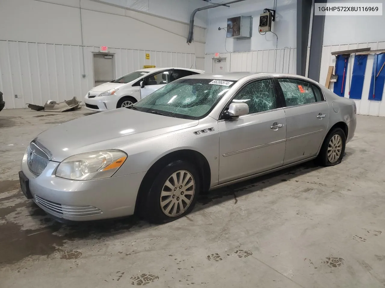 2008 Buick Lucerne Cx VIN: 1G4HP572X8U116969 Lot: 66286574