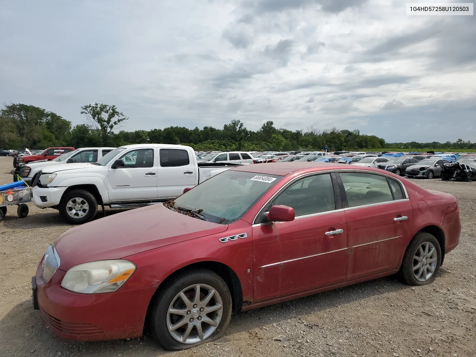 2008 Buick Lucerne Cxl VIN: 1G4HD57258U120503 Lot: 66654084