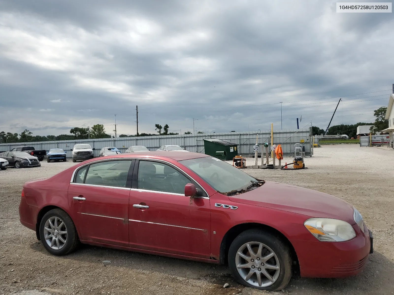 2008 Buick Lucerne Cxl VIN: 1G4HD57258U120503 Lot: 66654084