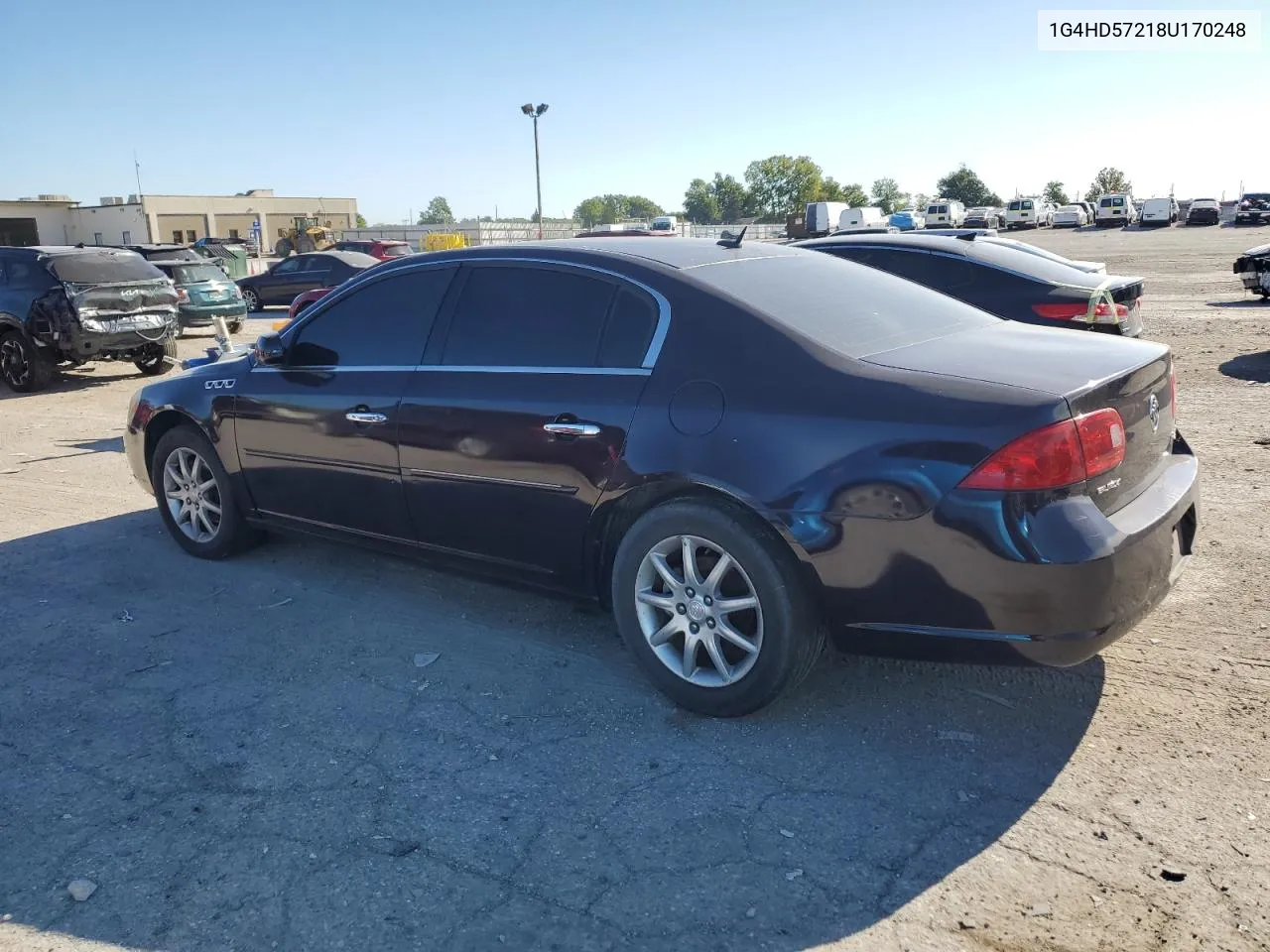 2008 Buick Lucerne Cxl VIN: 1G4HD57218U170248 Lot: 70174564