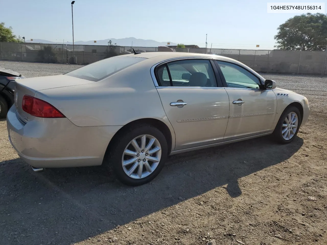 2008 Buick Lucerne Cxs VIN: 1G4HE57Y48U156314 Lot: 70698804