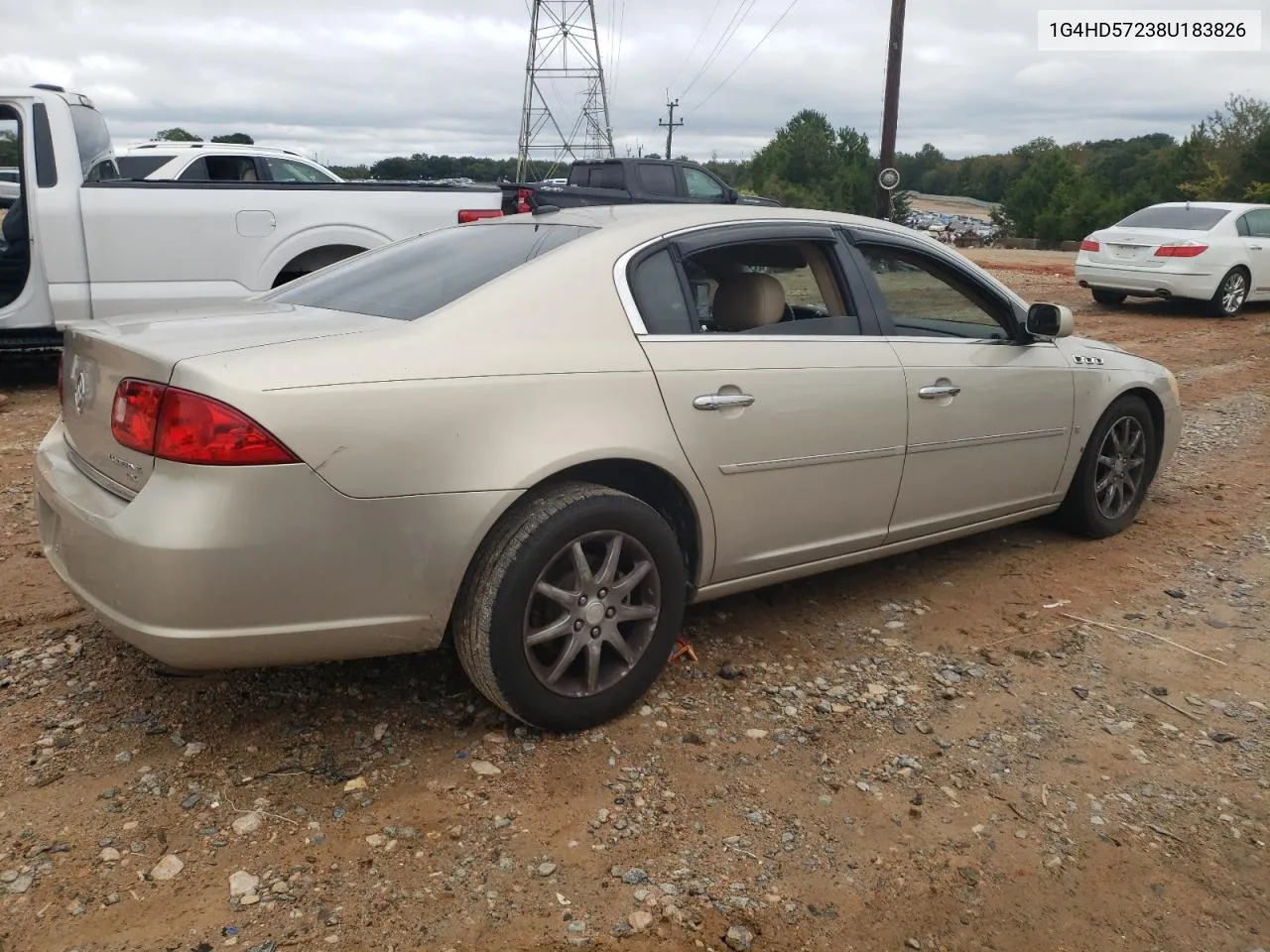 2008 Buick Lucerne Cxl VIN: 1G4HD57238U183826 Lot: 71176534