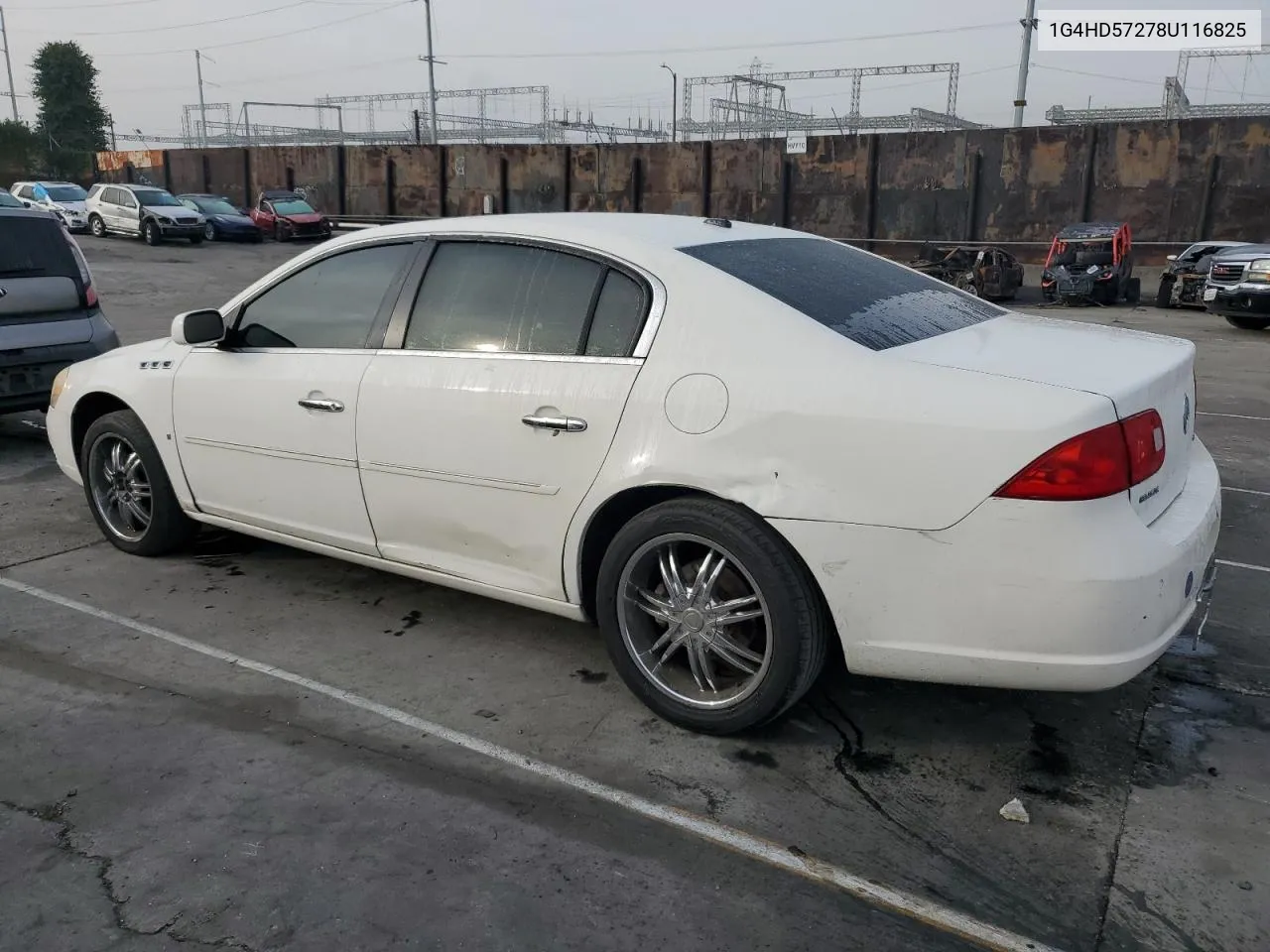 2008 Buick Lucerne Cxl VIN: 1G4HD57278U116825 Lot: 82495413