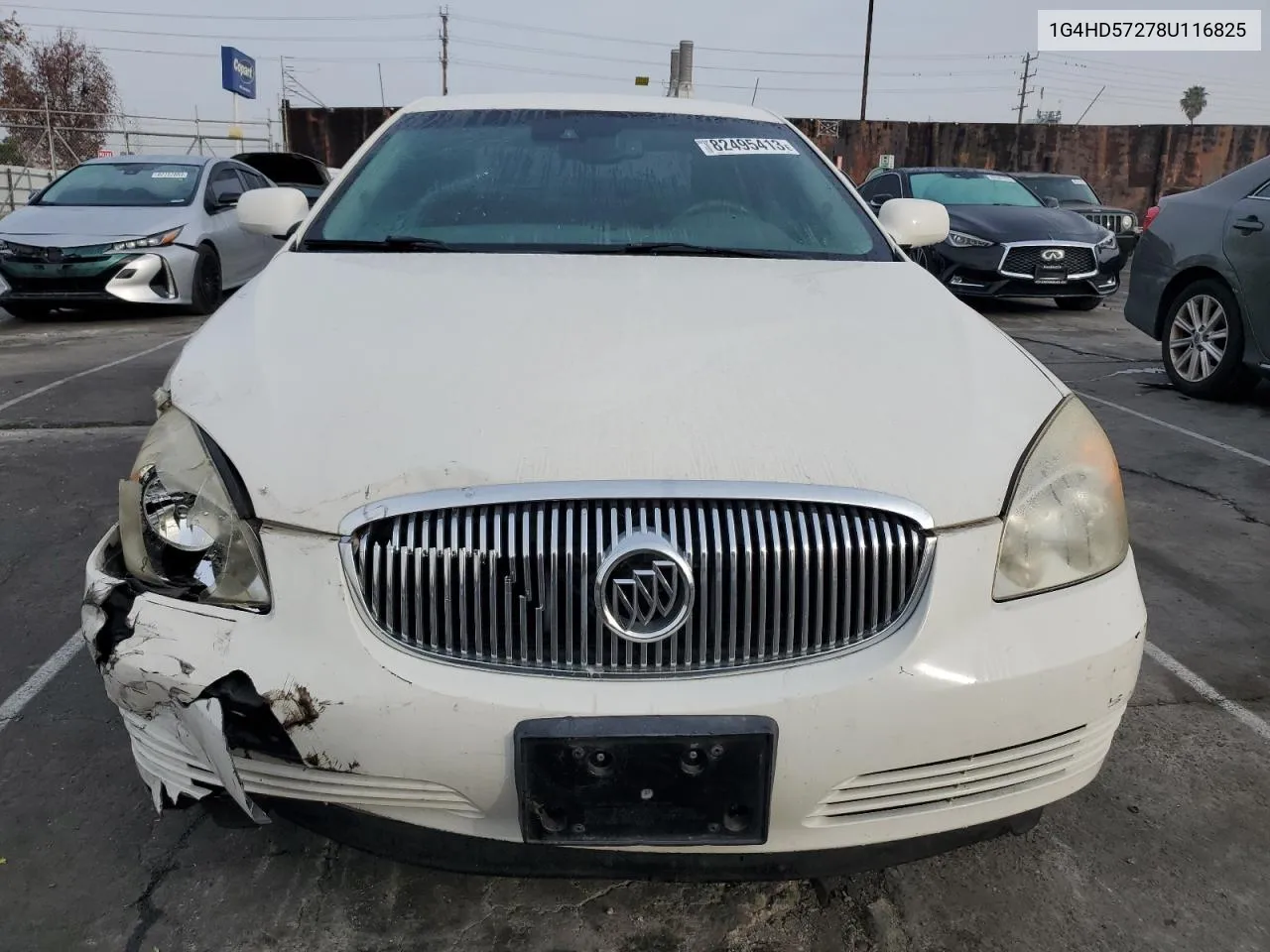 2008 Buick Lucerne Cxl VIN: 1G4HD57278U116825 Lot: 82495413