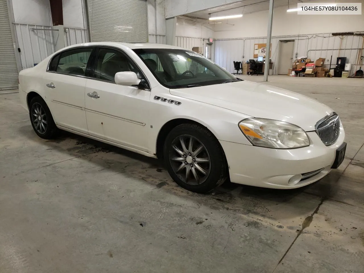 2008 Buick Lucerne Cxs VIN: 1G4HE57Y08U104436 Lot: 82787463