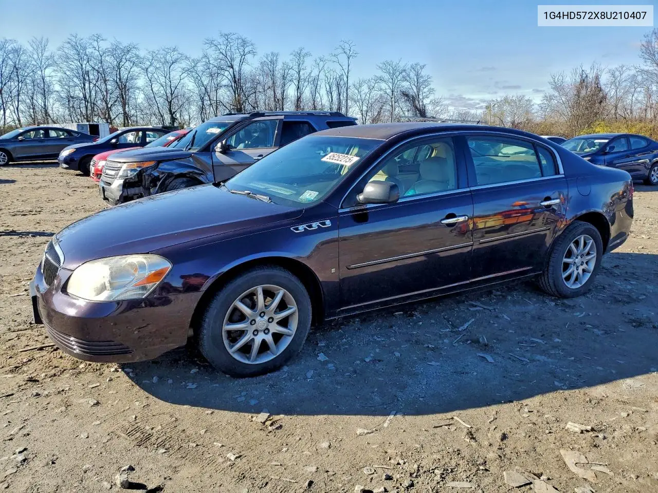 1G4HD572X8U210407 2008 Buick Lucerne Cxl