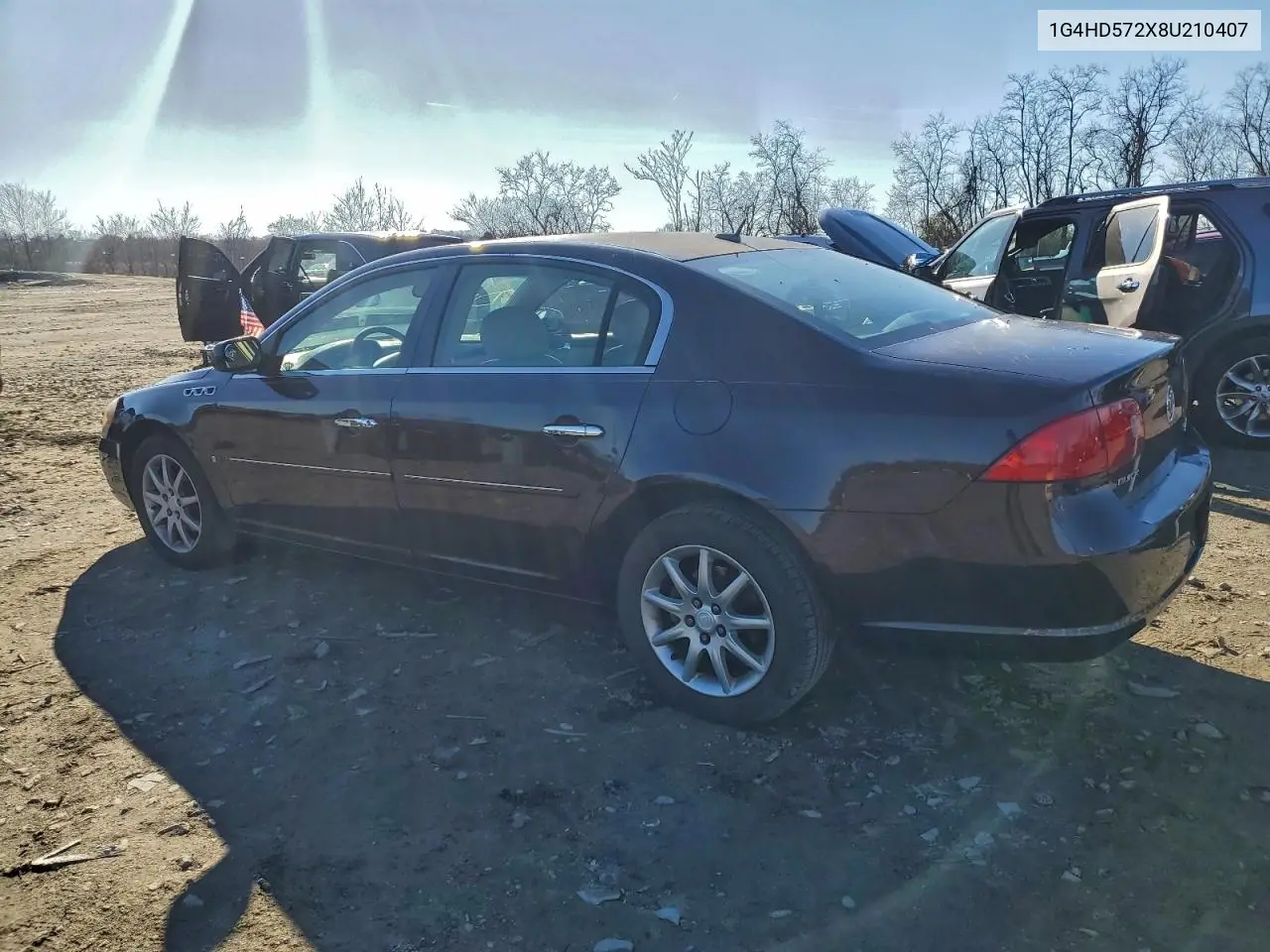 1G4HD572X8U210407 2008 Buick Lucerne Cxl
