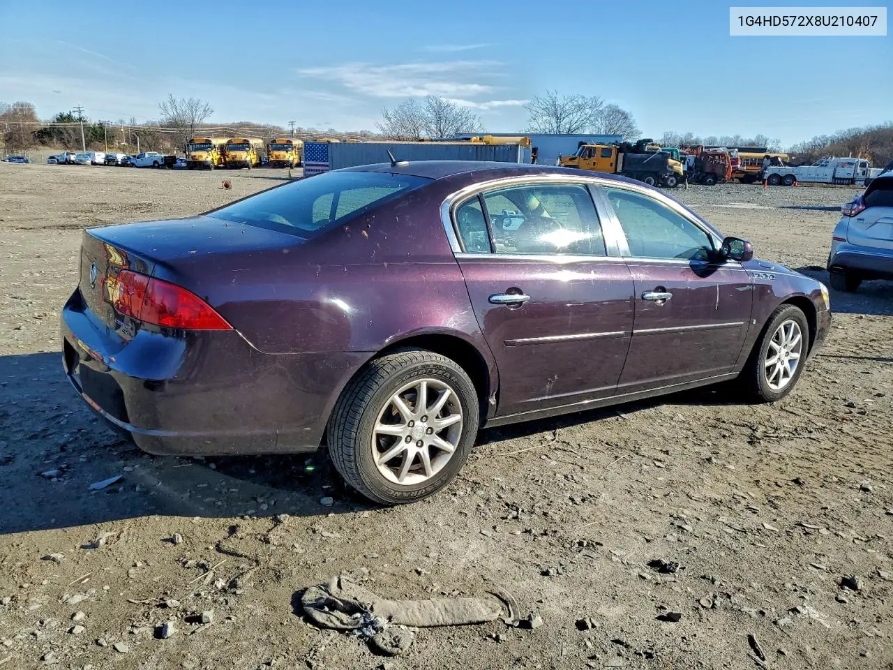 1G4HD572X8U210407 2008 Buick Lucerne Cxl