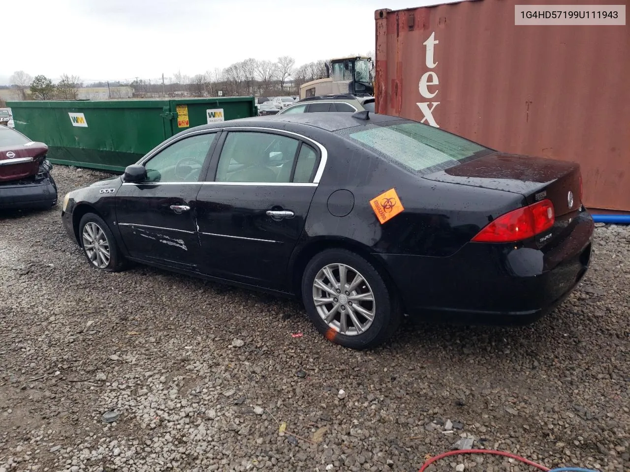 2009 Buick Lucerne Cxl VIN: 1G4HD57199U111943 Lot: 38916704