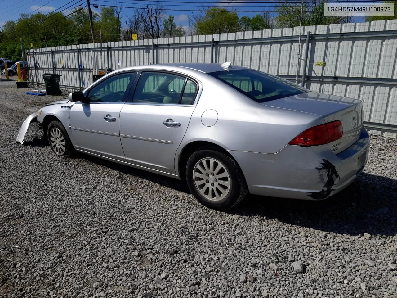 2009 Buick Lucerne Cxl VIN: 1G4HD57M49U100973 Lot: 52324814