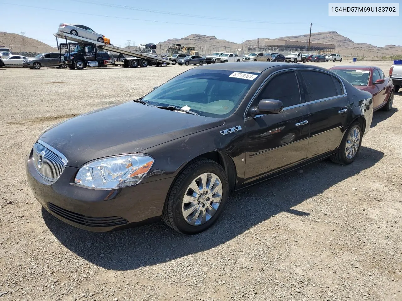 2009 Buick Lucerne Cxl VIN: 1G4HD57M69U133702 Lot: 52770924