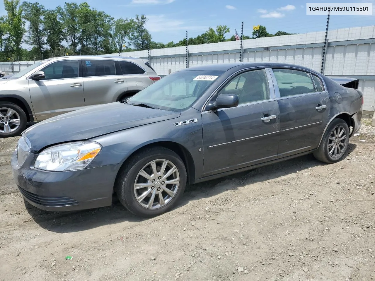 2009 Buick Lucerne Cxl VIN: 1G4HD57M59U115501 Lot: 56040714