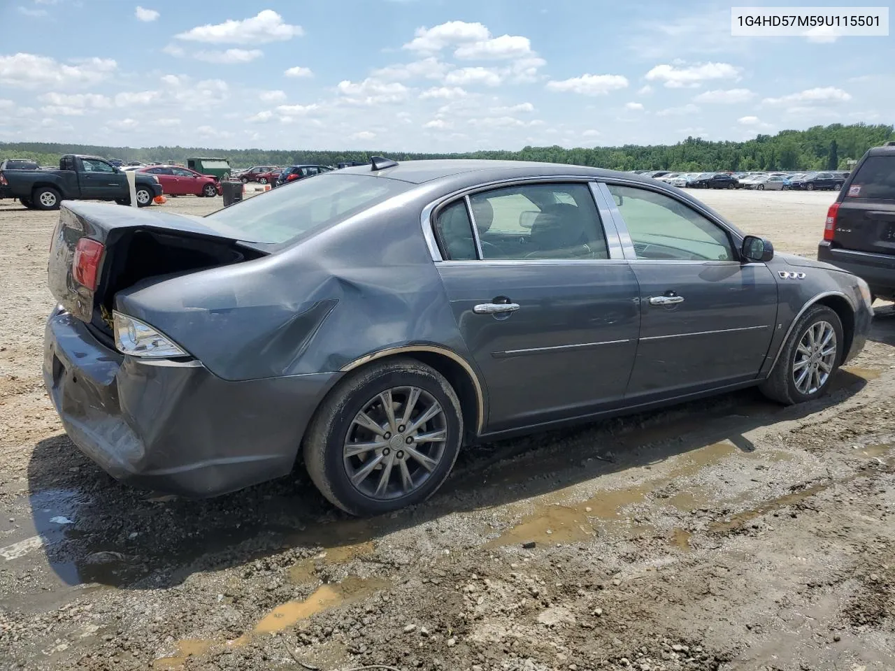 2009 Buick Lucerne Cxl VIN: 1G4HD57M59U115501 Lot: 56040714