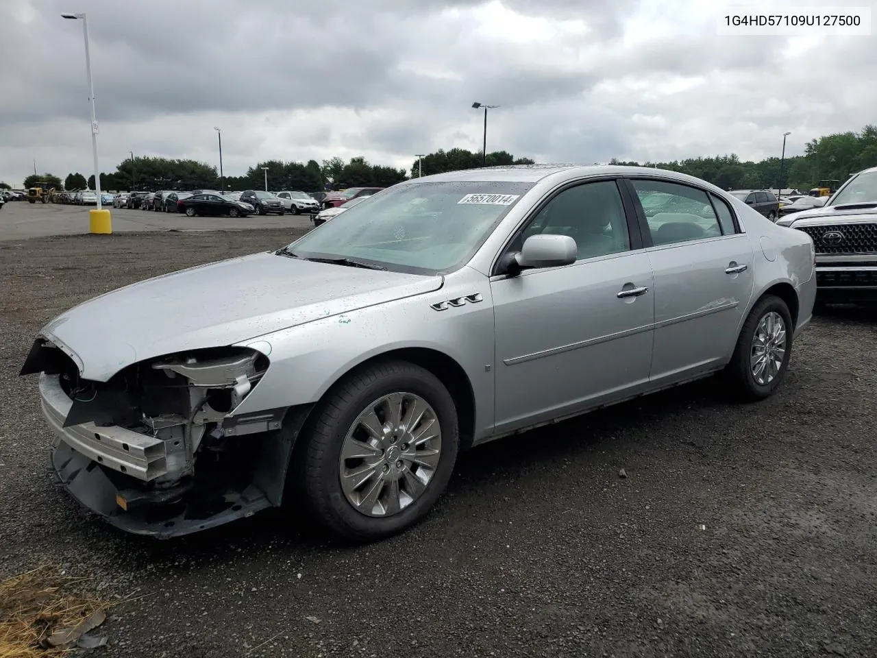 2009 Buick Lucerne Cxl VIN: 1G4HD57109U127500 Lot: 56570014