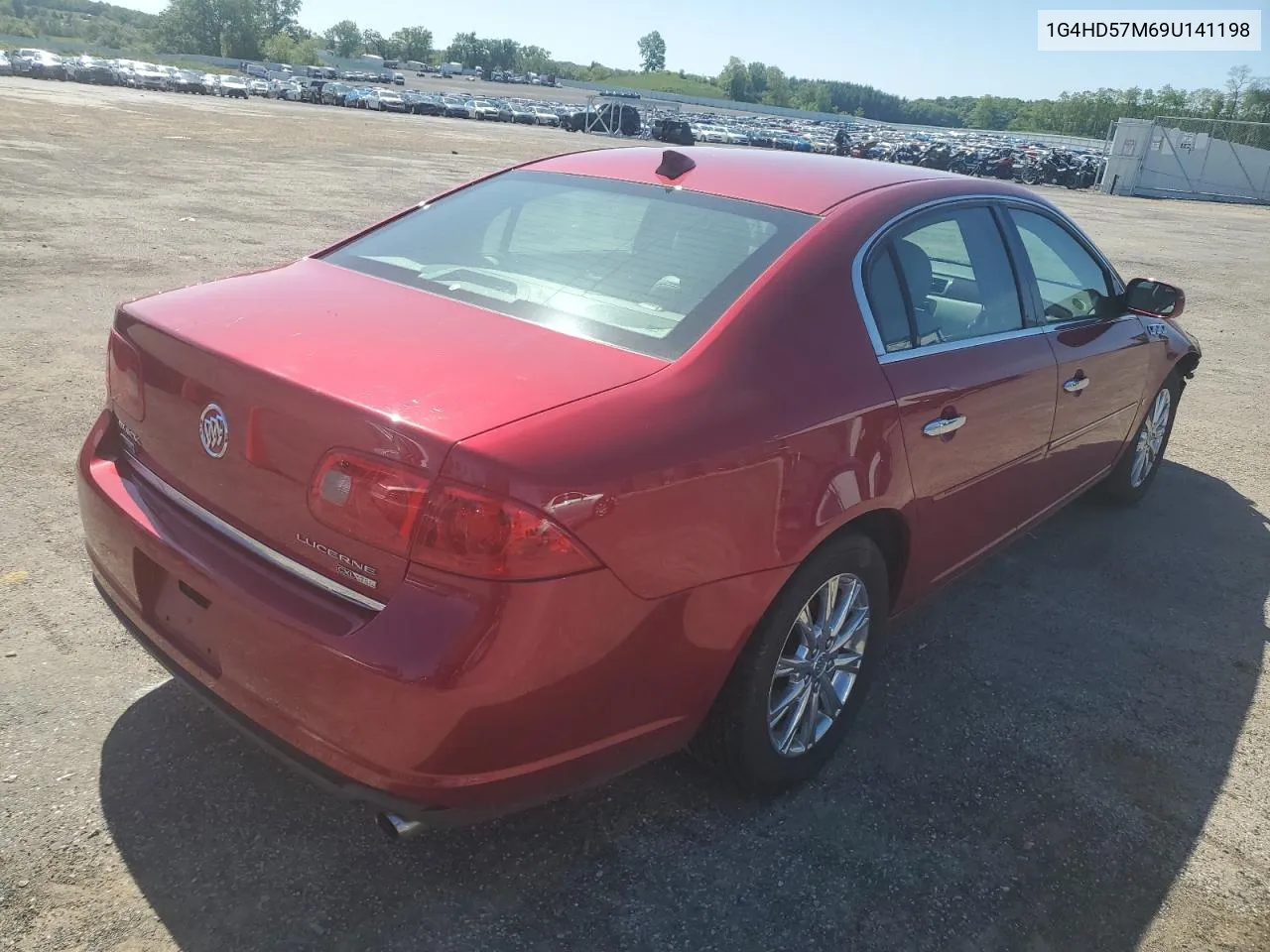 2009 Buick Lucerne Cxl VIN: 1G4HD57M69U141198 Lot: 57018414