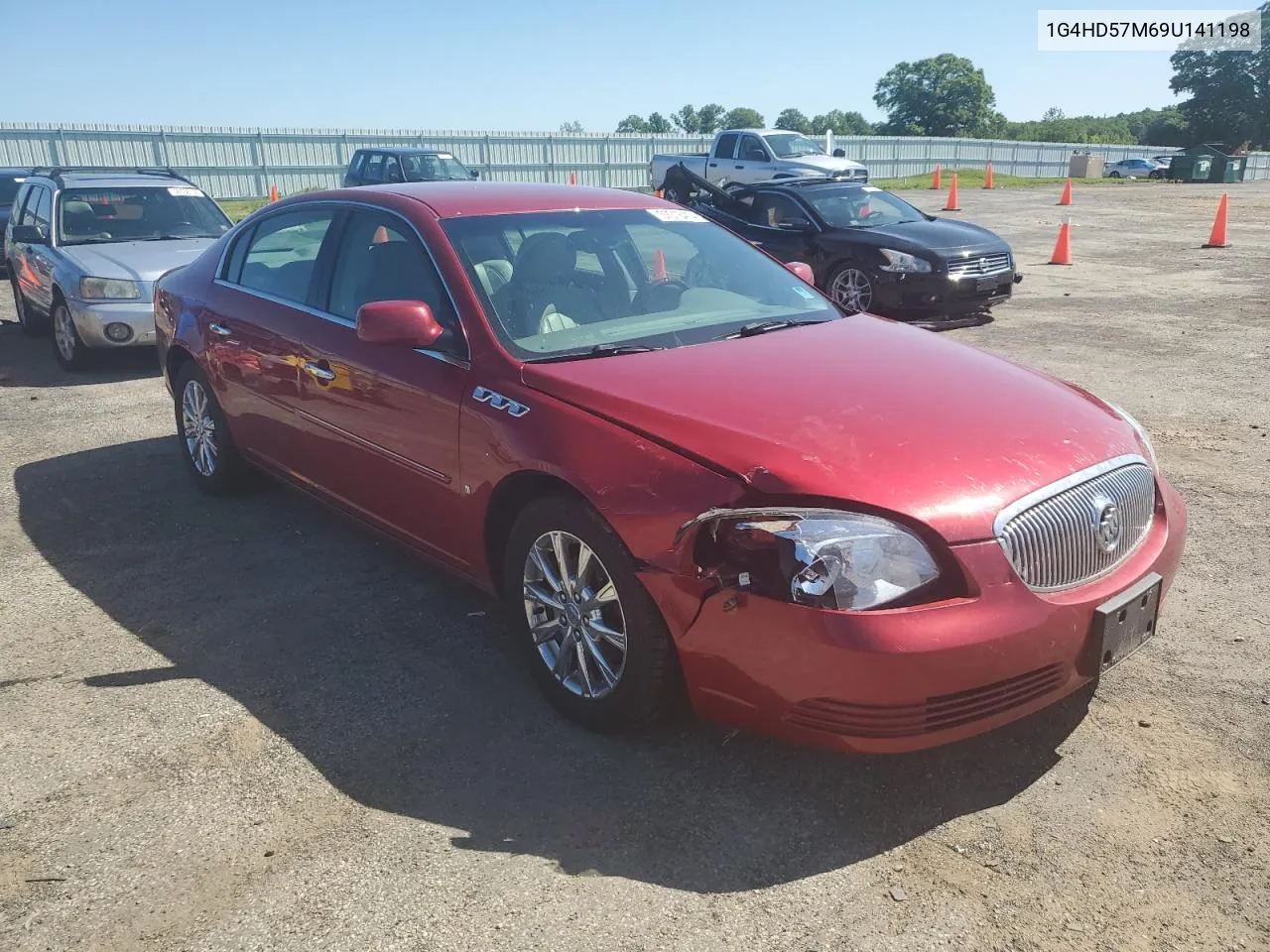 2009 Buick Lucerne Cxl VIN: 1G4HD57M69U141198 Lot: 57018414