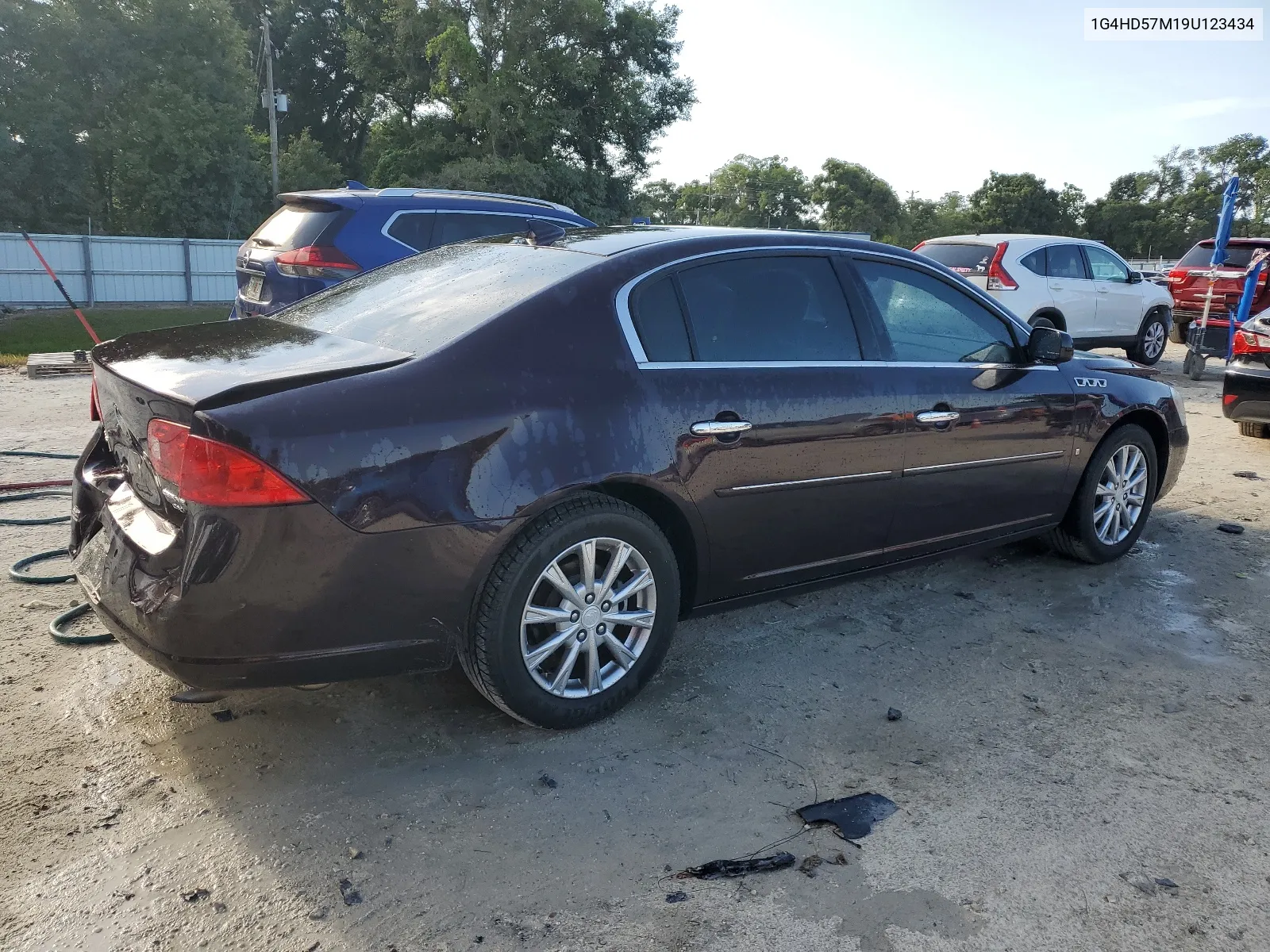 2009 Buick Lucerne Cxl VIN: 1G4HD57M19U123434 Lot: 57261254