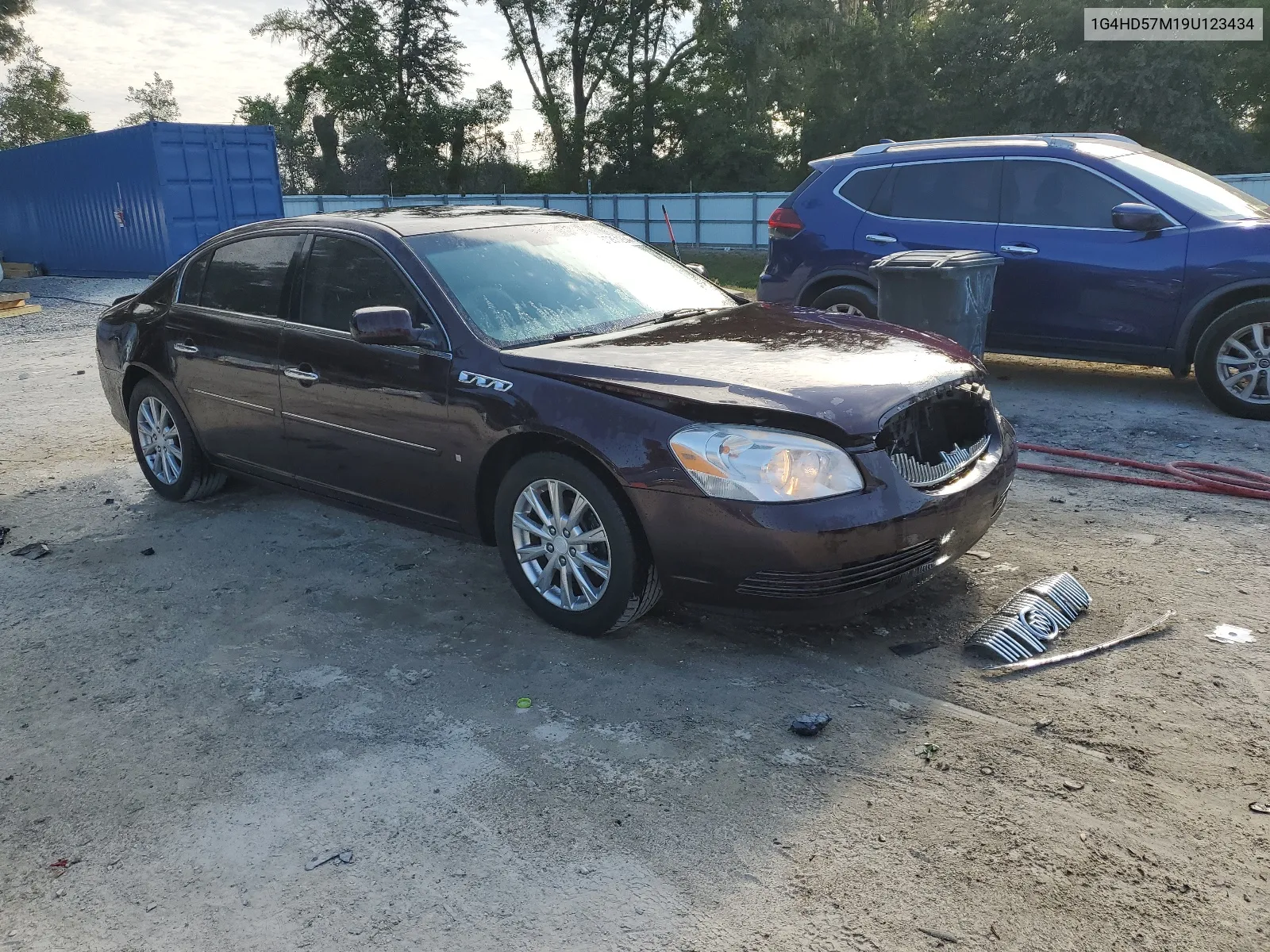 2009 Buick Lucerne Cxl VIN: 1G4HD57M19U123434 Lot: 57261254