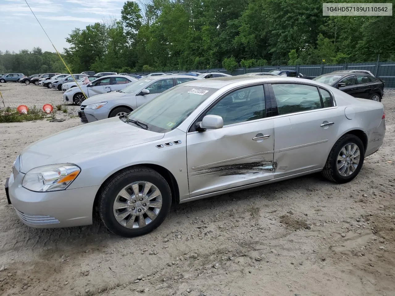 2009 Buick Lucerne Cxl VIN: 1G4HD57189U110542 Lot: 57731204