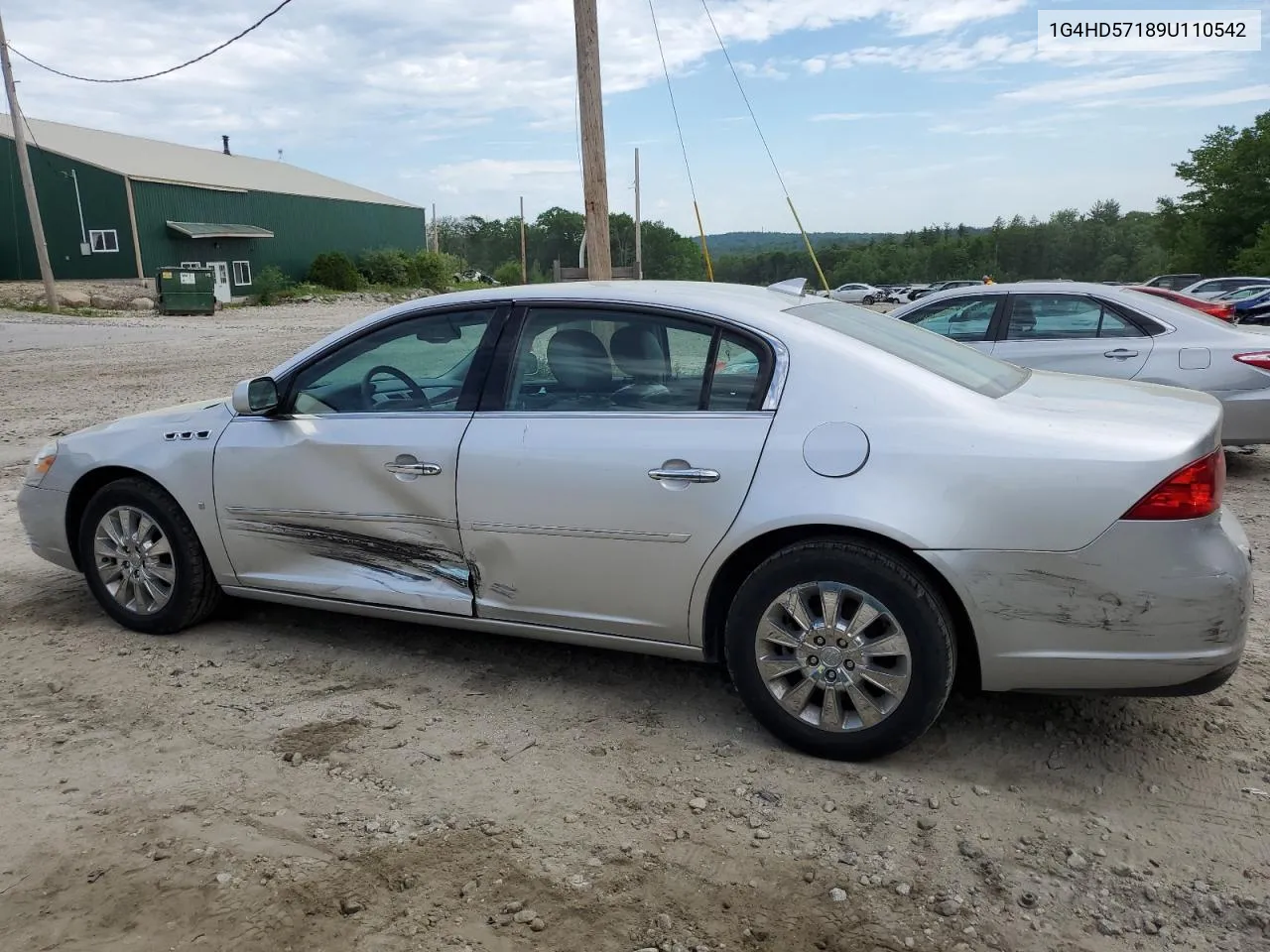 2009 Buick Lucerne Cxl VIN: 1G4HD57189U110542 Lot: 57731204