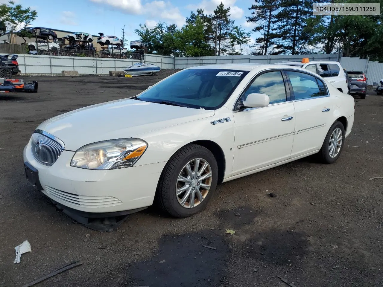 1G4HD57159U111258 2009 Buick Lucerne Cxl