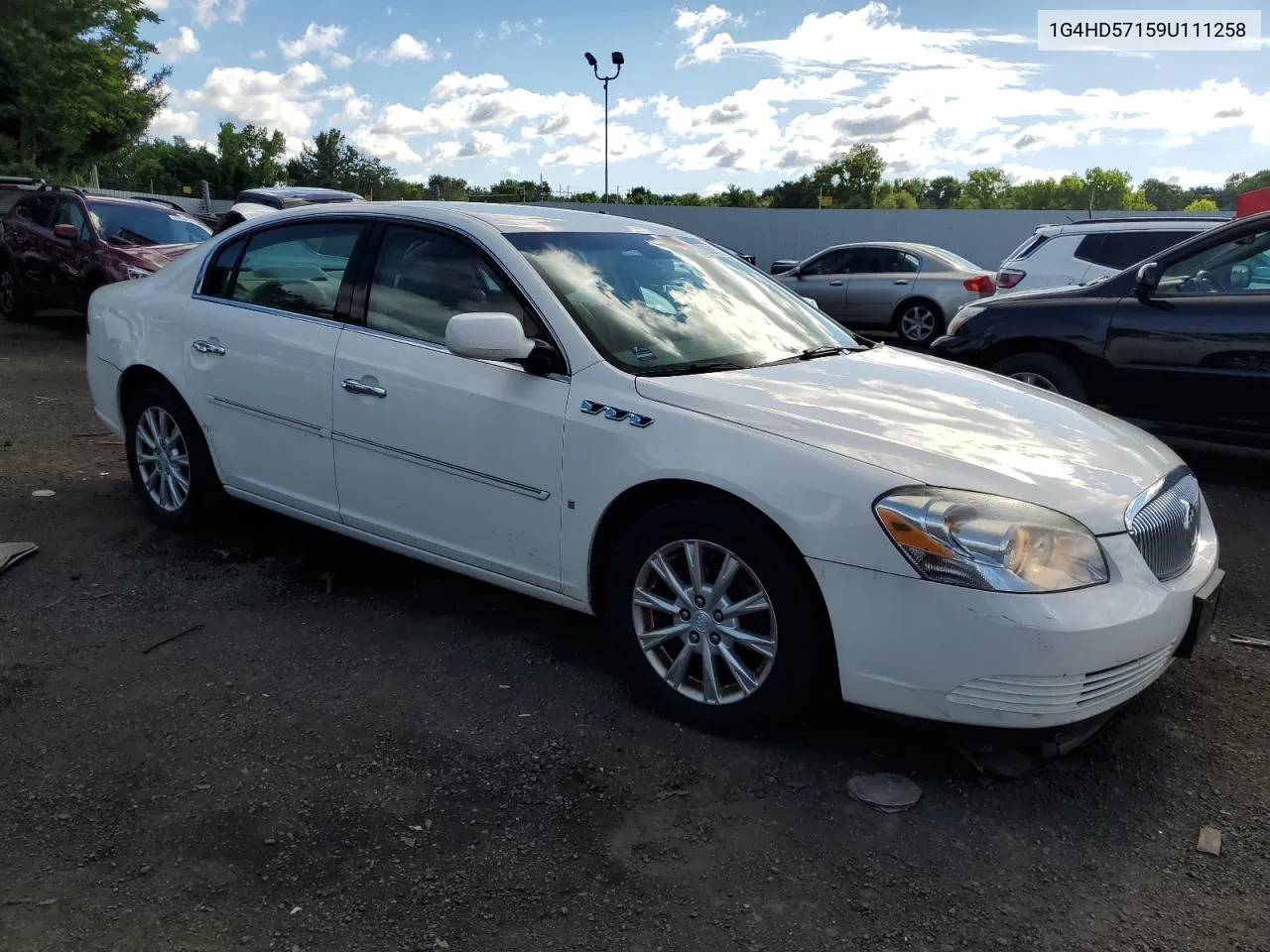 2009 Buick Lucerne Cxl VIN: 1G4HD57159U111258 Lot: 57956554