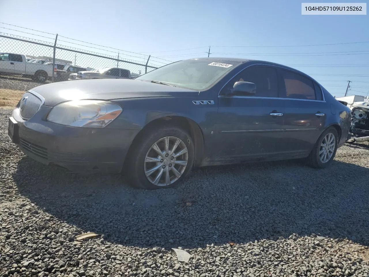 1G4HD57109U125262 2009 Buick Lucerne Cxl