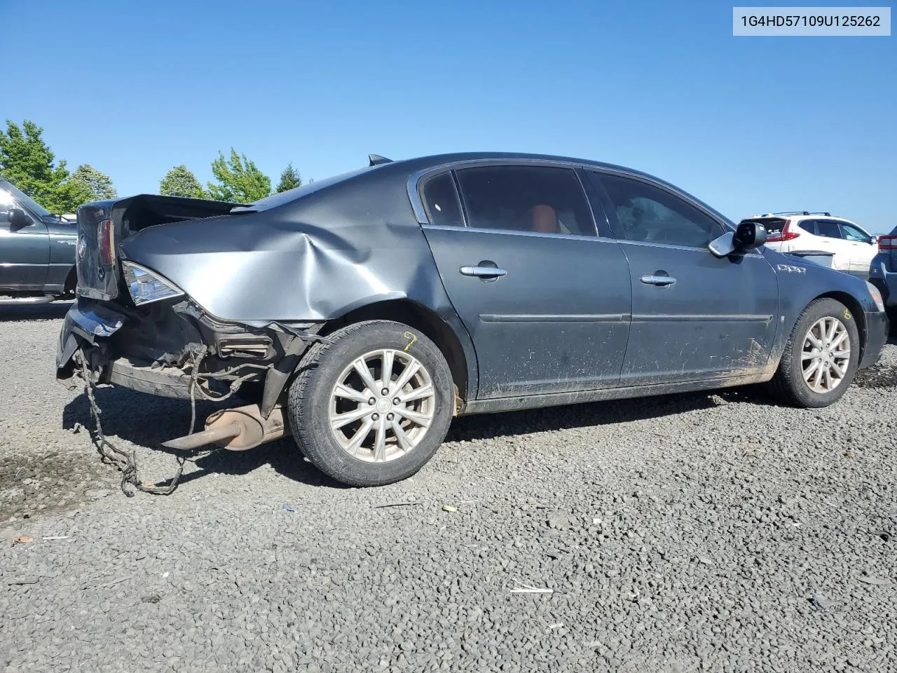 2009 Buick Lucerne Cxl VIN: 1G4HD57109U125262 Lot: 58016434