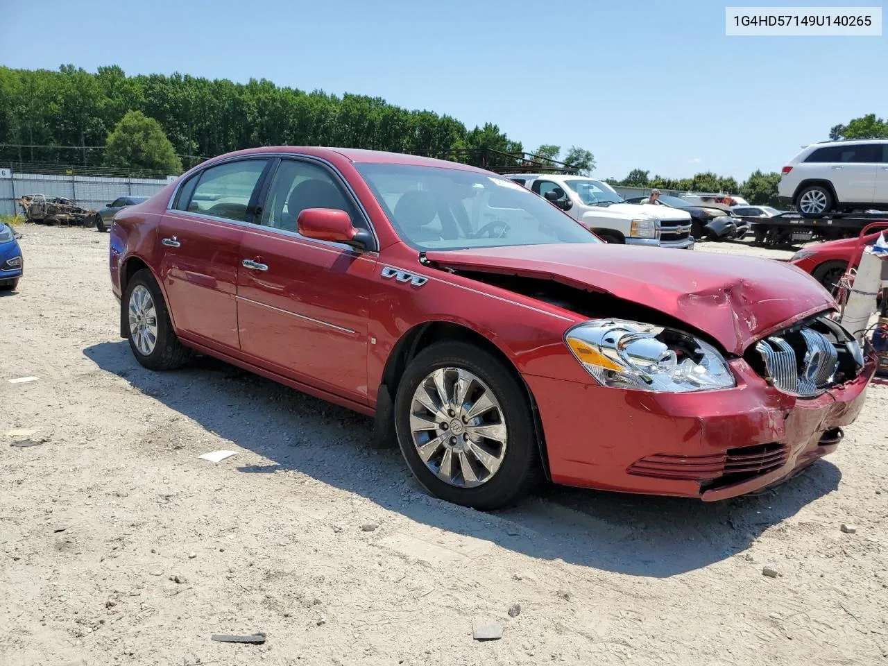 1G4HD57149U140265 2009 Buick Lucerne Cxl