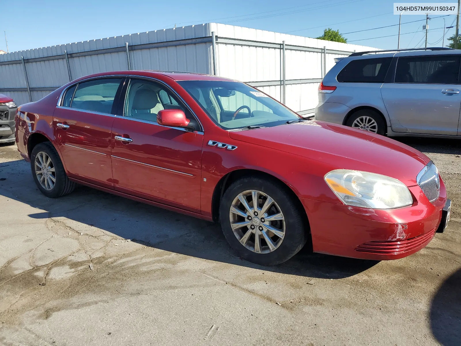 2009 Buick Lucerne Cxl VIN: 1G4HD57M99U150347 Lot: 59890554