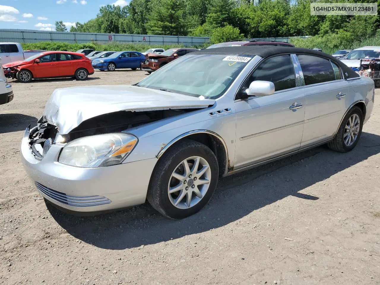 2009 Buick Lucerne Cxl VIN: 1G4HD57MX9U123481 Lot: 60439884