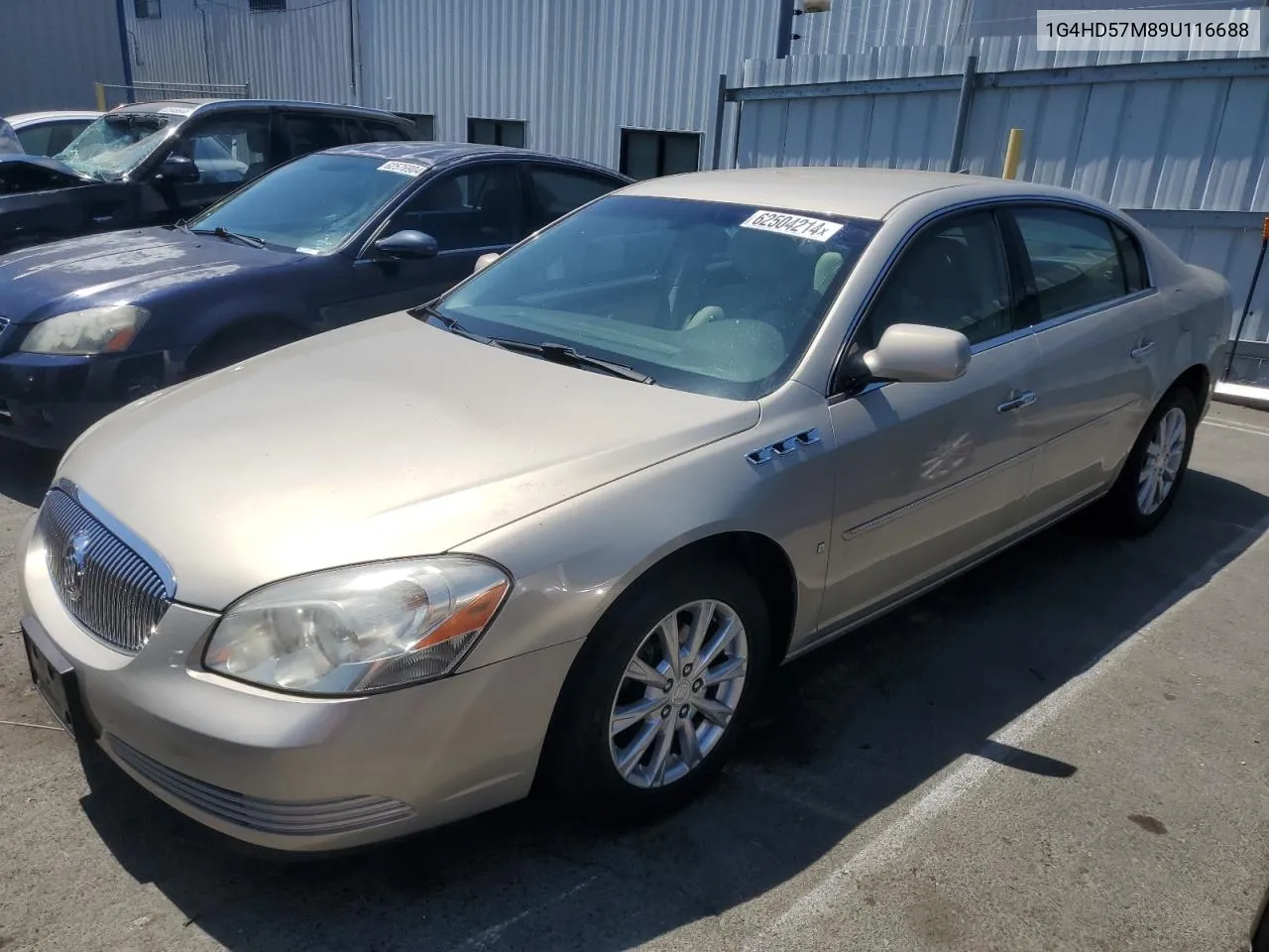 2009 Buick Lucerne Cxl VIN: 1G4HD57M89U116688 Lot: 62504214