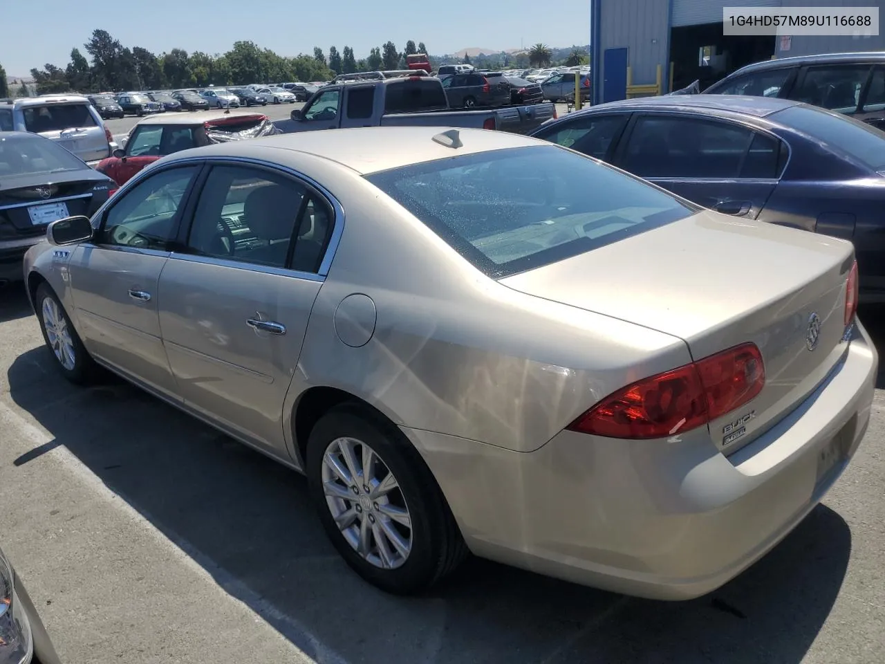 2009 Buick Lucerne Cxl VIN: 1G4HD57M89U116688 Lot: 62504214