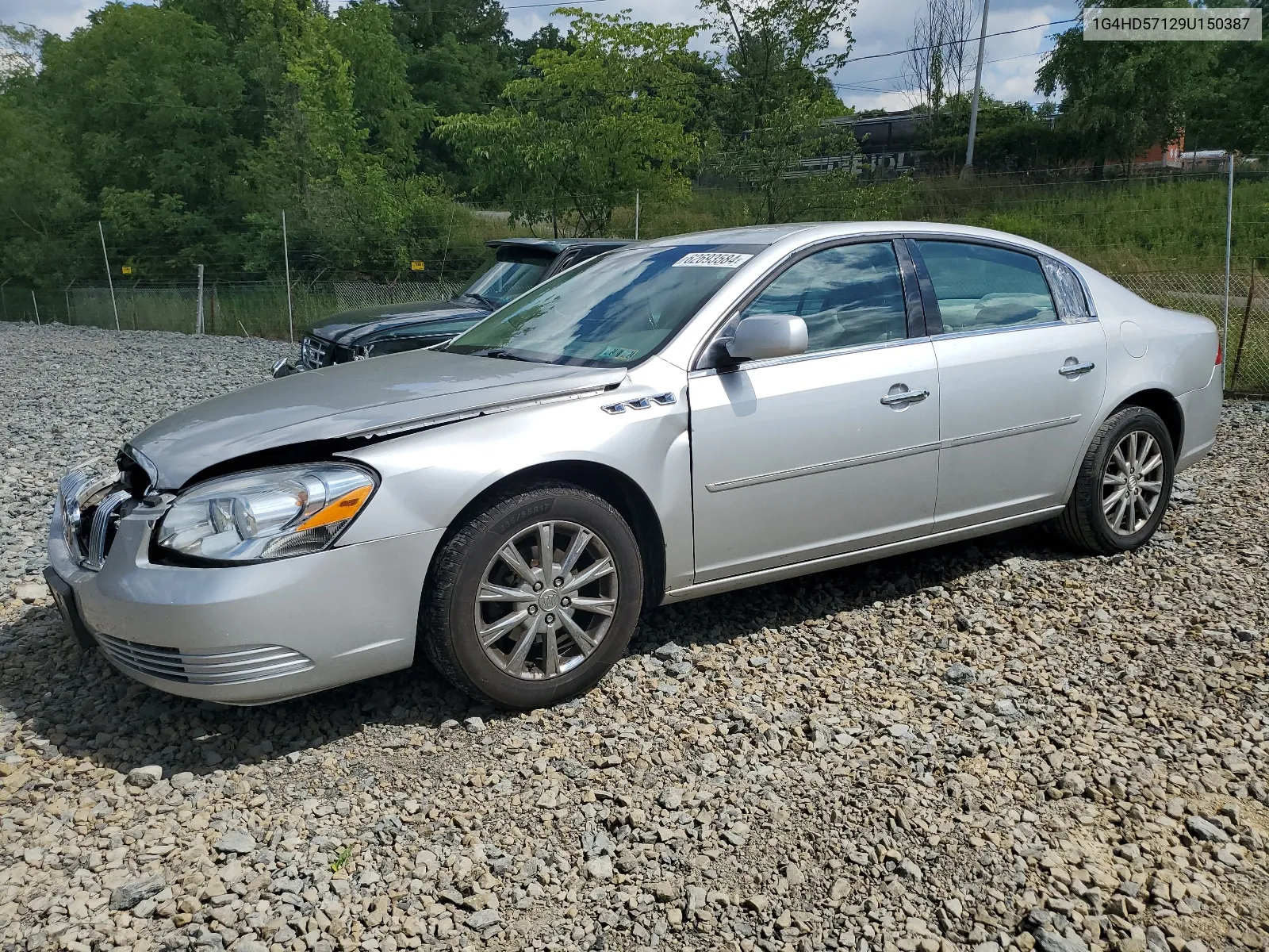 2009 Buick Lucerne Cxl VIN: 1G4HD57129U150387 Lot: 62693584