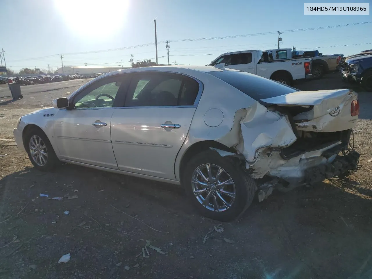 2009 Buick Lucerne Cxl VIN: 1G4HD57M19U108965 Lot: 78764643