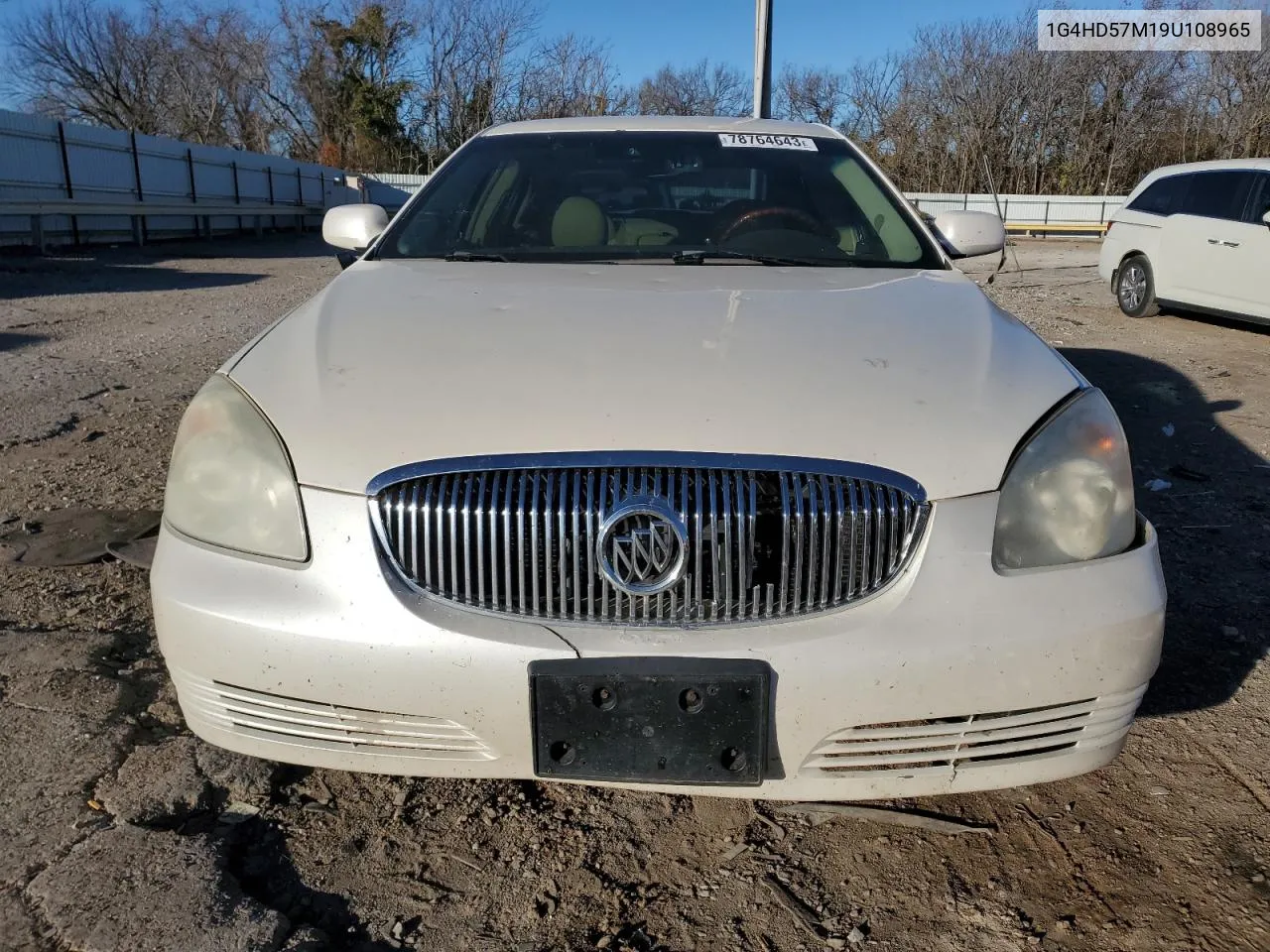 2009 Buick Lucerne Cxl VIN: 1G4HD57M19U108965 Lot: 78764643