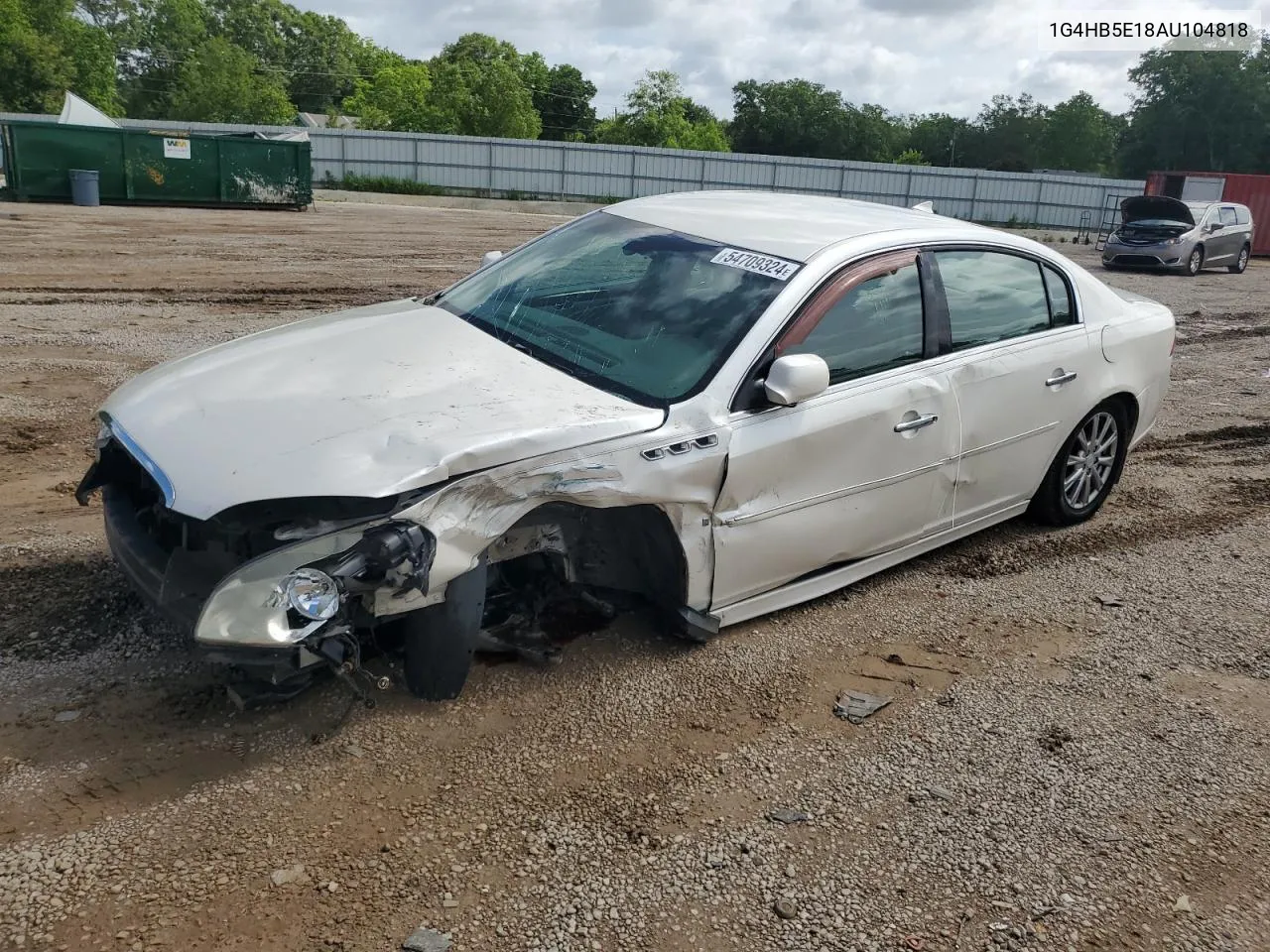 2010 Buick Lucerne Cx VIN: 1G4HB5E18AU104818 Lot: 54709324