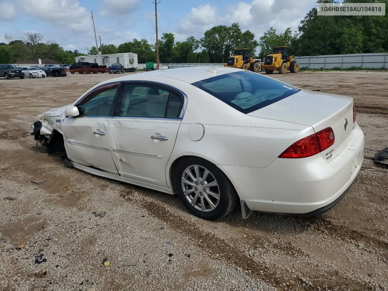 1G4HB5E18AU104818 2010 Buick Lucerne Cx