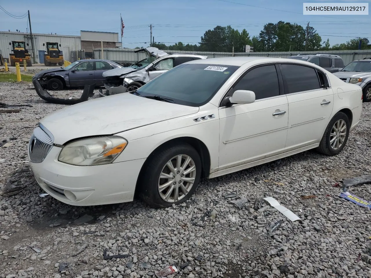 2010 Buick Lucerne Cxl VIN: 1G4HC5EM9AU129217 Lot: 55217864